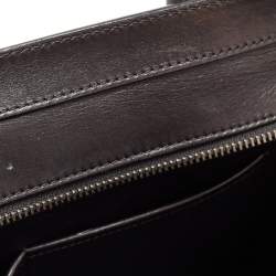 مملوكة مسبقًا Celine Black/Beige Karung,Suede and Leather Mini Luggage Tote