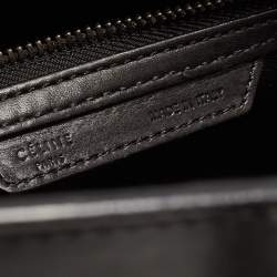 مملوكة مسبقًا Celine Black/Beige Karung,Suede and Leather Mini Luggage Tote