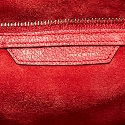 مملوكة مسبقًا Celine Red Leather Mini Luggage Tote