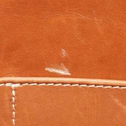 Pre Owned Celine Brown Leather Mini Tie Tote