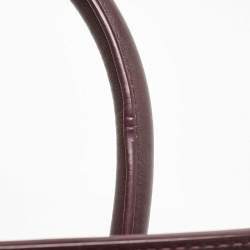 مملوكة مسبقًا Celine Dark Burgundy Leather Mini Luggage Tote