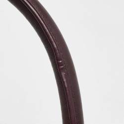 مملوكة مسبقًا Celine Dark Burgundy Leather Mini Luggage Tote
