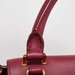 Pre Owned حقيبة سيلين ترابيز سويدي وجلد نقشة التمساح رصاصي متوسطة بيد علوية