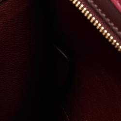 Pre Owned حقيبة سيلين ترابيز سويدي وجلد نقشة التمساح رصاصي متوسطة بيد علوية