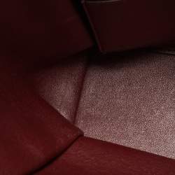 Pre Owned حقيبة سيلين ترابيز سويدي وجلد نقشة التمساح رصاصي متوسطة بيد علوية