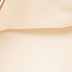 Pre Owned Celine Brown/Off White Canvas and Leather Vertical Cabas Tote