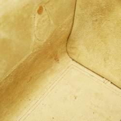 Pre Owned Celine Navy Blue Leather Mini Tie Tote