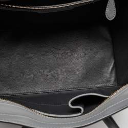 Pre Owned Celine Grey Leather Mini Luggage Tote