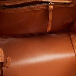 Pre Owned Celine Tan Python Medium Phantom Luggage Tote 