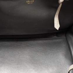 Pre Owned Céline Grey Croc Embossed Leather Large Phantom Luggage Tote