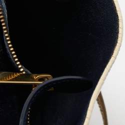 Celine Tri Color Python and Leather Medium Trapeze Top Handle Bag