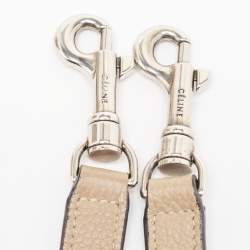 Pre Owned Céline Taupe Leather Nano Luggage Tote