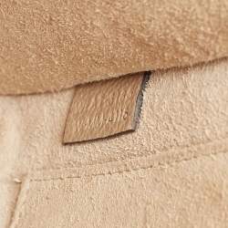 Pre Owned Céline Taupe Leather Nano Luggage Tote