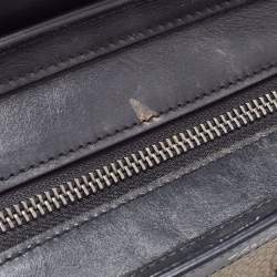 Pre Owned Celine Tri Color Leather and Nubuck Nano Luggage Tote