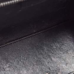 Pre Owned Celine Tri Color Leather and Nubuck Nano Luggage Tote