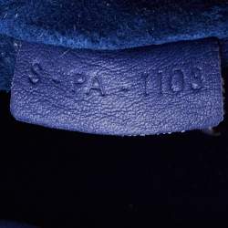 Pre Owned Celine Blue Leather Medium Phantom Luggage Tote