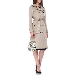 Pre Owned Celine Tricolor Canvas and Leather Striped Teen Drawstring Bag