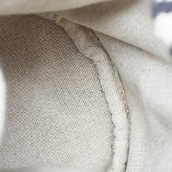 Pre Owned Celine Tricolor Canvas and Leather Striped Teen Drawstring Bag