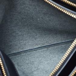 Pre Owned Celine Black Leather Trio Crossbody Bag