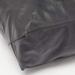 Pre Owned Celine Black Leather Vertical Cabas Tote