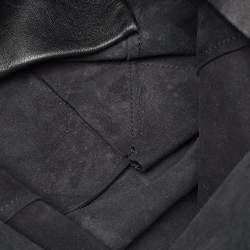 Pre Owned Celine Black Leather Vertical Cabas Tote