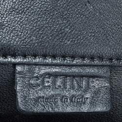 Pre Owned Celine Black Leather Vertical Cabas Tote