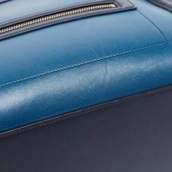 Pre Owned Celine Multicolor Leather Mini Luggage Tote