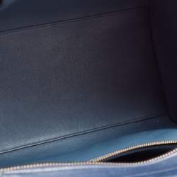 Pre Owned Celine Multicolor Leather Mini Luggage Tote