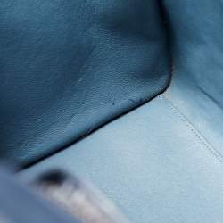 Pre Owned Celine Multicolor Leather Mini Luggage Tote