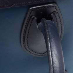 Pre Owned Celine Multicolor Leather Mini Luggage Tote