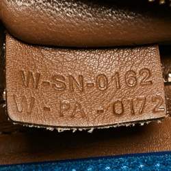 Pre Owned Celine Tri Color Leather and Suede Medium Trapeze Bag