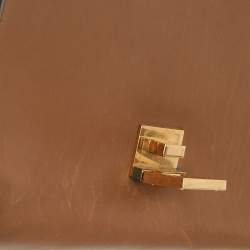 Pre Owned Celine Tri Color Leather and Suede Medium Trapeze Bag