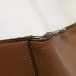 Pre Owned Celine Tri Color Leather and Suede Medium Trapeze Bag