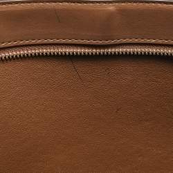 Pre Owned Celine Tri Color Leather and Suede Medium Trapeze Bag