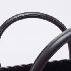 Pre Owned Celine Tri Color Leather and Canvas Mini Luggage Tote