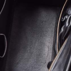 Pre Owned Celine Tri Color Leather and Canvas Mini Luggage Tote