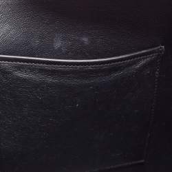 Pre Owned Celine Tri Color Leather and Canvas Mini Luggage Tote