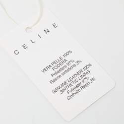 Pre Owned Celine Beige/Tan Macadam Suede and Leather Vintage Bag