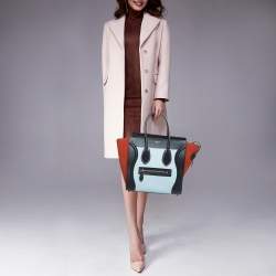 Pre Owned حقيبة يد سيلين مايكرو لاغدغ جلد ثلاثية  اللون