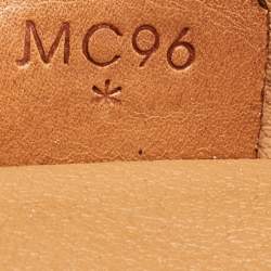 Pre Owned Celine Brown Macadam Coated Canvas and Leather Vanity Bag
