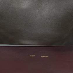 Pre Owned Celine Tri Color Leather All Soft Shoulder Bag 