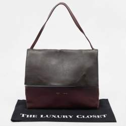 Pre Owned Celine Tri Color Leather All Soft Shoulder Bag 