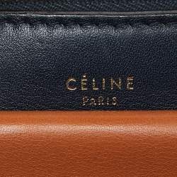 Pre Owned Celine Multicolor Leather Pocket Envelope Shoulder Bag