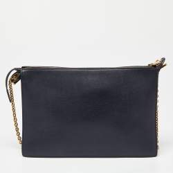 Pre Owned Celine Multicolor Leather Pocket Envelope Shoulder Bag