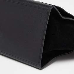 مملوكة مسبقًا Celine Black Leather and Suede Medium Trapeze Bag