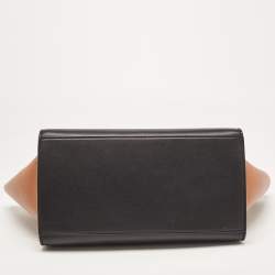 Pre Owned حقيبة سيلين ترابيز جلد ثلاثي اللون صغيرة بيد علوية