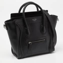 Pre Owned حقيبة يد توتس سيلين نانو لاغيدج جلد وجلد ثعبان ثلاثي اللون 