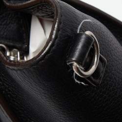 Pre Owned حقيبة يد توتس سيلين نانو لاغيدج جلد وجلد ثعبان ثلاثي اللون 