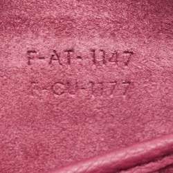 مملوكة مسبقًا Celine Burgundy Leather Nano Luggage Tote Bag