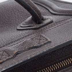 Pre Owned Céline Choco Brown Leather Nano Luggage Tote